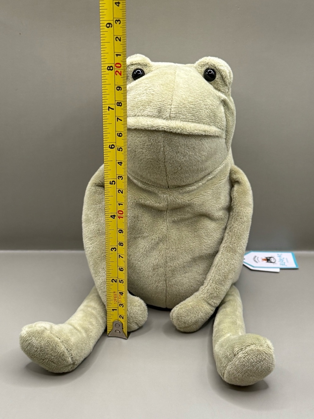 NWT Jellycat Heritage Fergus Frog Plush Stuffed Animal - Picture 6 of 7